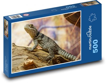 Iguana - lizard, reptile - Puzzle of 500 pieces, size 46x30 cm 