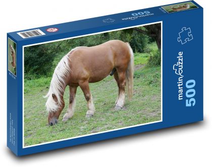 Pferd - Weide, Tier - Puzzle - 500 Teile
