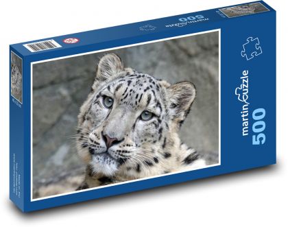 Leopard - zviera, mačka - Puzzle 500 dielikov, rozmer 46x30 cm 