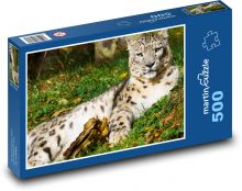 Leopard - zvíře, kočka Puzzle 500 dílků - 46 x 30 cm