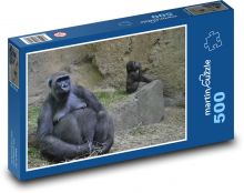 Gorilla - Zoo, Affe Puzzle 500 Teile - 46 x 30 cm