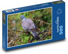 Holub - vták, zviera Puzzle 500 dielikov - 46 x 30 cm