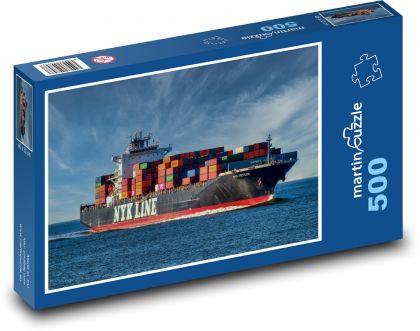 Containerschiff - Fracht, Transport - Puzzle - 500 Teile