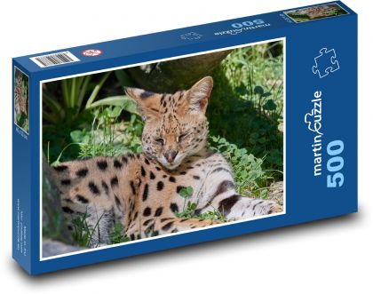 Wildkatze - Luchs, Afrika - Puzzle - 500 Teile