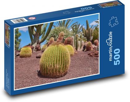 Cactus - succulents, desert - Puzzle of 500 pieces, size 46x30 cm 