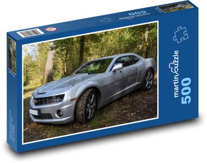 Auto im Wald - Puzzle - 500 Teile