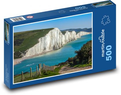 Seven Sisters - England, Ocean - Puzzle of 500 pieces, size 46x30 cm 