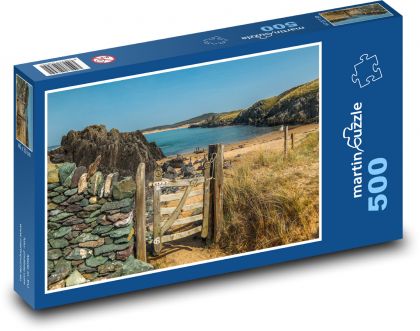 Pobrežie - brána, more - Puzzle 500 dielikov, rozmer 46x30 cm 