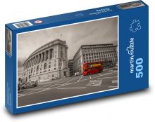 Londýn - budova, doprava Puzzle 500 dílků - 46 x 30 cm