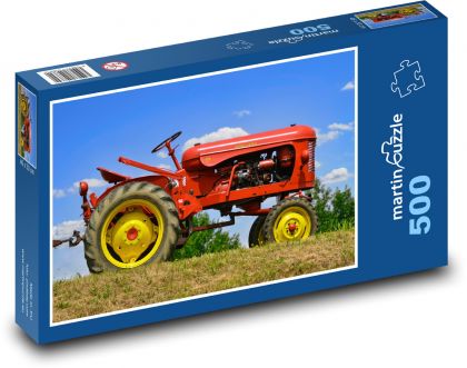 Zemědělství - traktor, stroj - Puzzle 500 dílků, rozměr 46x30 cm
