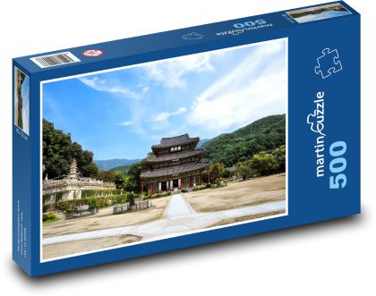 Buddhismus - chrám - puzzle 500 dílků