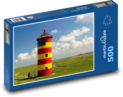 Ostfriesland - maják - Puzzle 500 dielikov, rozmer 46x30 cm 