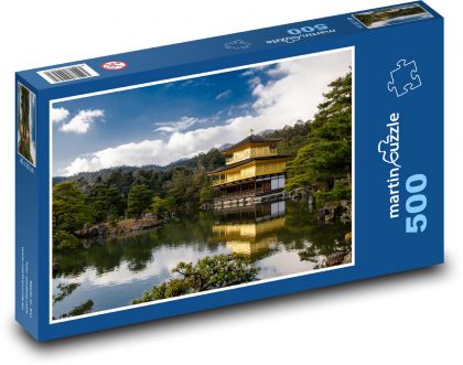 Japan - Golden Pavilion - Puzzle of 500 pieces, size 46x30 cm 