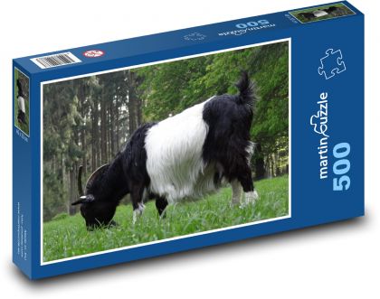 Koza - zvíře, savec - Puzzle 500 dílků, rozměr 46x30 cm