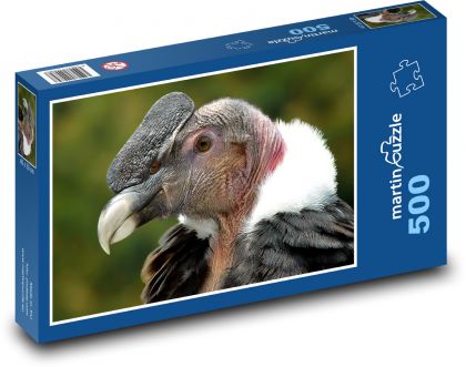 Kondor - pták, dravec - Puzzle 500 dílků, rozměr 46x30 cm
