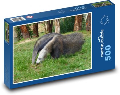 Anteater - animal, field - Puzzle of 500 pieces, size 46x30 cm 