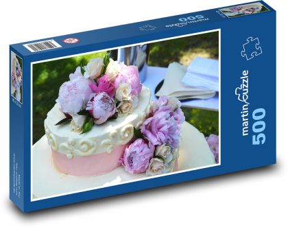 Hochzeitstorte - Hochzeit, Ehe - Puzzle - 500 Teile