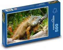 Lizard - reptile, iguana Puzzle of 500 pieces - 46 x 30 cm