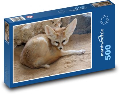 Pouštní liška - divoká zvěř, zoo - puzzle 500 dílků