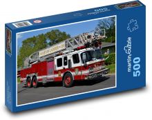 Požární auto - hasiči, Texas Puzzle 500 - 46x30 cm
