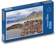 Príroda - jazero, hory Puzzle 500 dielikov - 46 x 30 cm 