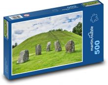 Historický památník - kameny, příroda Puzzle 500 dílků - 46 x 30 cm