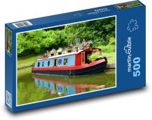Houseboat - boat, travel Puzzle of 500 pieces - 46 x 30 cm