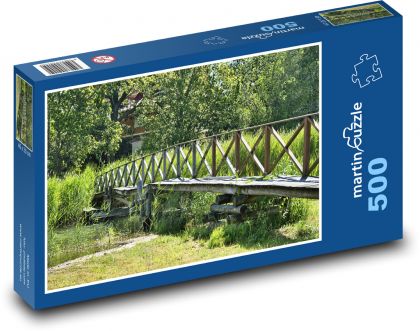 Bridge - nature, travel - Puzzle of 500 pieces, size 46x30 cm 