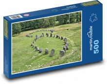 Pamätník - kamene, symboly Puzzle 500 dielikov - 46 x 30 cm 