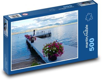 Molo - jezero, Kanada - puzzle 500 dílků