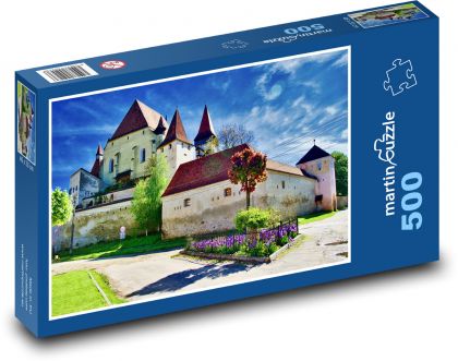 Hrad - klášter, architektura - Puzzle 500 dílků, rozměr 46x30 cm