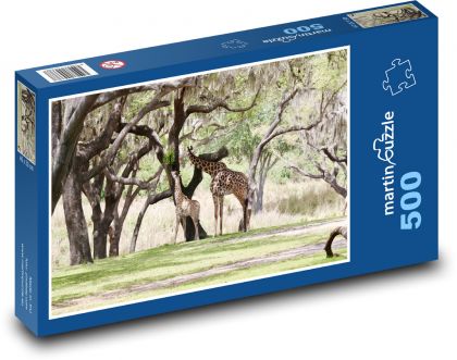 Giraffe - Tiere, Zoo - Puzzle - 500 Teile