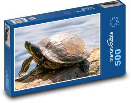 Želva - jezero, voda - puzzle 500 dílků