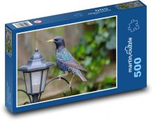 Spacek - bird, lamp Puzzle of 500 pieces - 46 x 30 cm 