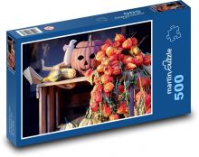 Halloween - tekvica, jeseň Puzzle 500 dielikov - 46 x 30 cm 