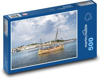 Loď - plachtění, moře - puzzle 500 dílků