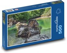 See - Steine, Fluss Puzzle 500 Teile - 46 x 30 cm