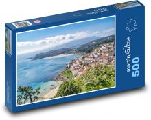 Mesto pri pobreží - Astúria, Španielsko Puzzle 500 dielikov - 46 x 30 cm 
