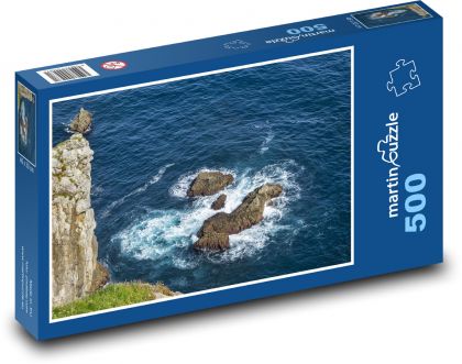 Felsen im Meer - Klippe, Ozean - Puzzle - 500 Teile