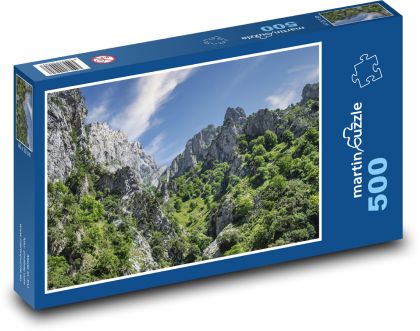 Rocks - mountains, nature - Puzzle of 500 pieces, size 46x30 cm 