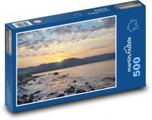Sunset by the sea - twilight, coast Puzzle of 500 pieces - 46 x 30 cm 