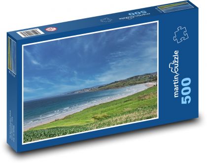 Beach by the sea - nature, hiking - Puzzle of 500 pieces, size 46x30 cm 