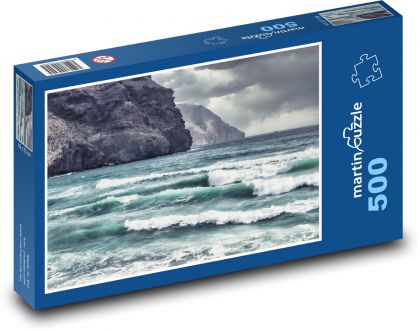 Landscape - sea, waves - Puzzle of 500 pieces, size 46x30 cm 