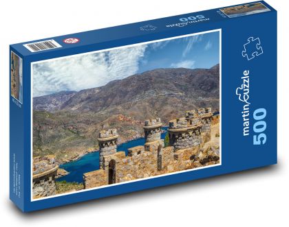 Batteryia de Castillitos - Spain, castle - Puzzle of 500 pieces, size 46x30 cm 
