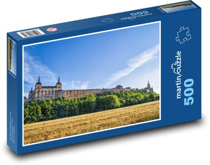 Zamek na wsi - pałac, architektura - Puzzle 500 elementów, rozmiar 46x30 cm
