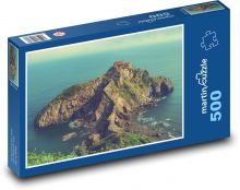 Island on the sea - landscape, ocean Puzzle of 500 pieces - 46 x 30 cm 