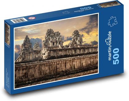 Chrám - architektura, skály - Puzzle 500 dílků, rozměr 46x30 cm