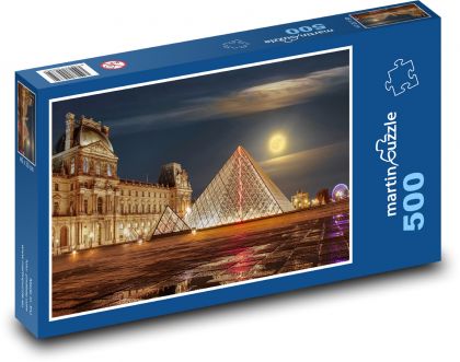 Architekrua - Nachtstadt, Mond - Puzzle - 500 Teile