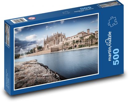 Španělsko - katedrála - Puzzle 500 dílků, rozměr 46x30 cm