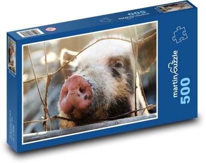 Pig - Pig - Pig - Puzzle of 500 pieces, size 46x30 cm